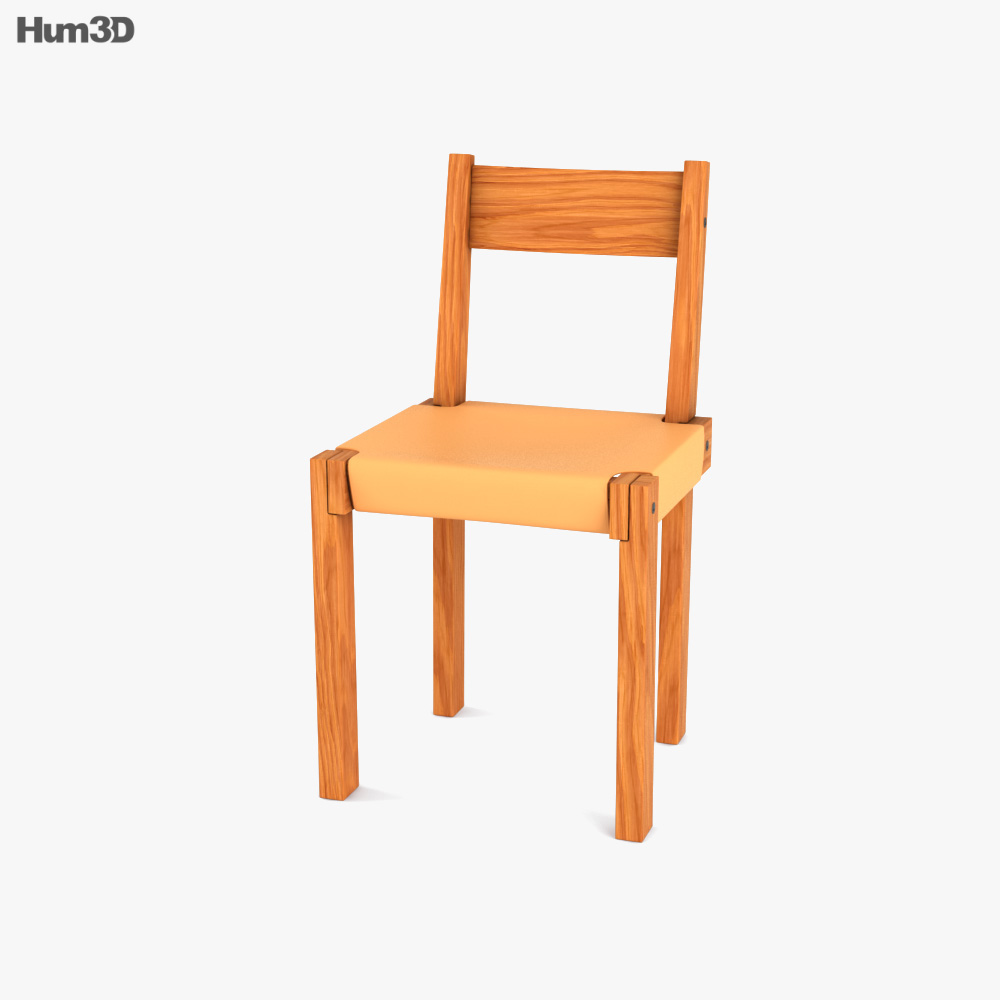 Pierre Chapo S24 Chair 3D model