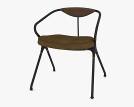 Akron Dining chair 3D model