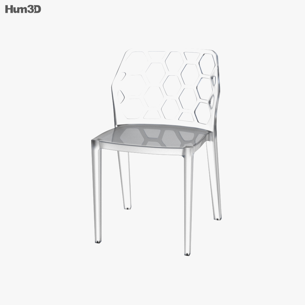 Leisuremod Dynamic HoneyComb Cadeira Modelo 3d