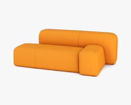 Suiseki Sofa 3D model