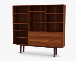 Mid Centuary By Kai Winding Bookcase 3D model
