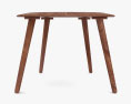 Beveled Wooden table 3d model