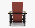 Gerrit Rietveld Red Blue Крісло 3D модель