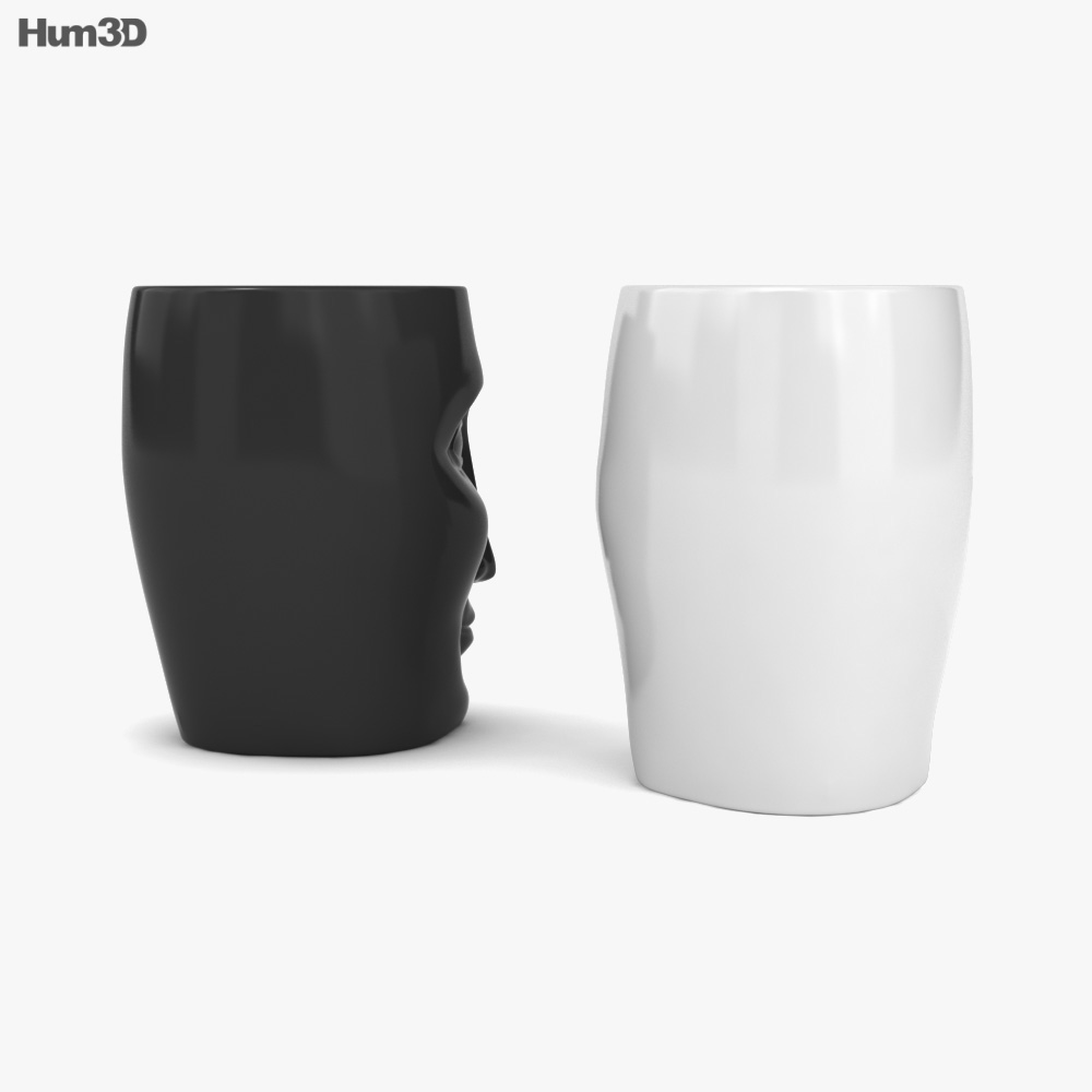 Philippe Starck Bonze Porcelain Sgabello Modello 3D