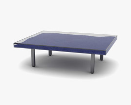Yves Klein IKB Table Modèle 3D