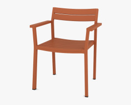 Eos Dining Armchair 3D model