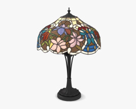 Tiffany Lampe de Table Modèle 3D