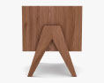 Pierre Jeanneret Приліжковий столик 3D модель
