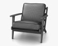 Brooks Leather Cadeira de Lounge Modelo 3d