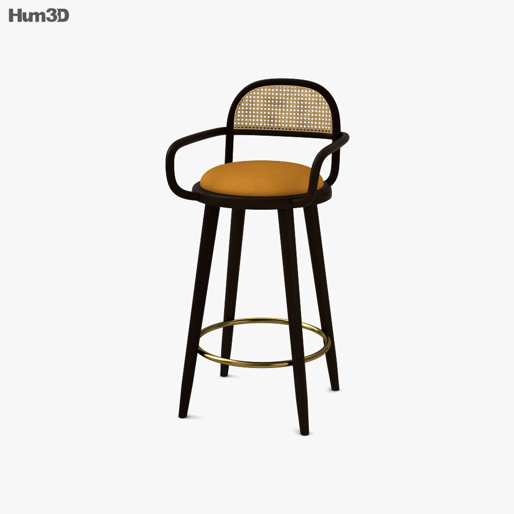 Luc Bar stool 3D 모델 