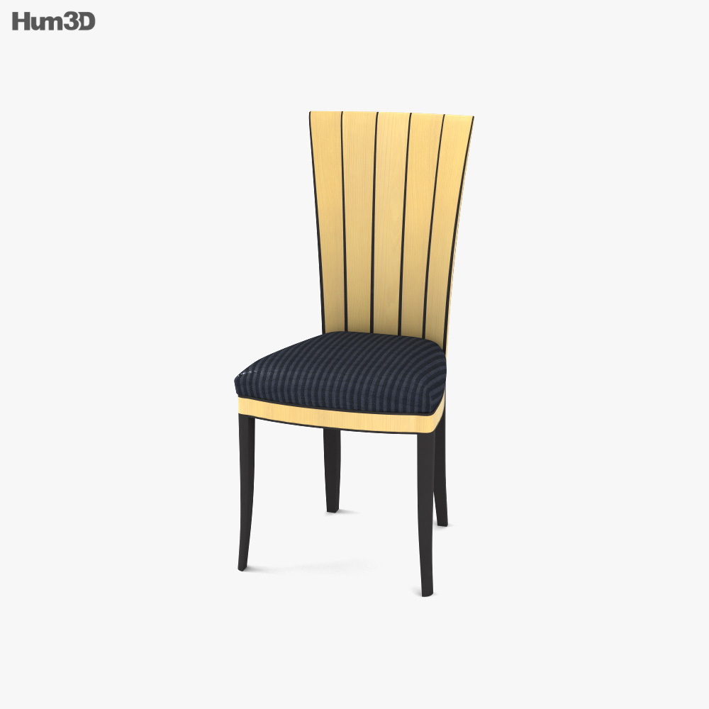 Eliel Saarinen Finnish Cranbrook Dining chair 3D model