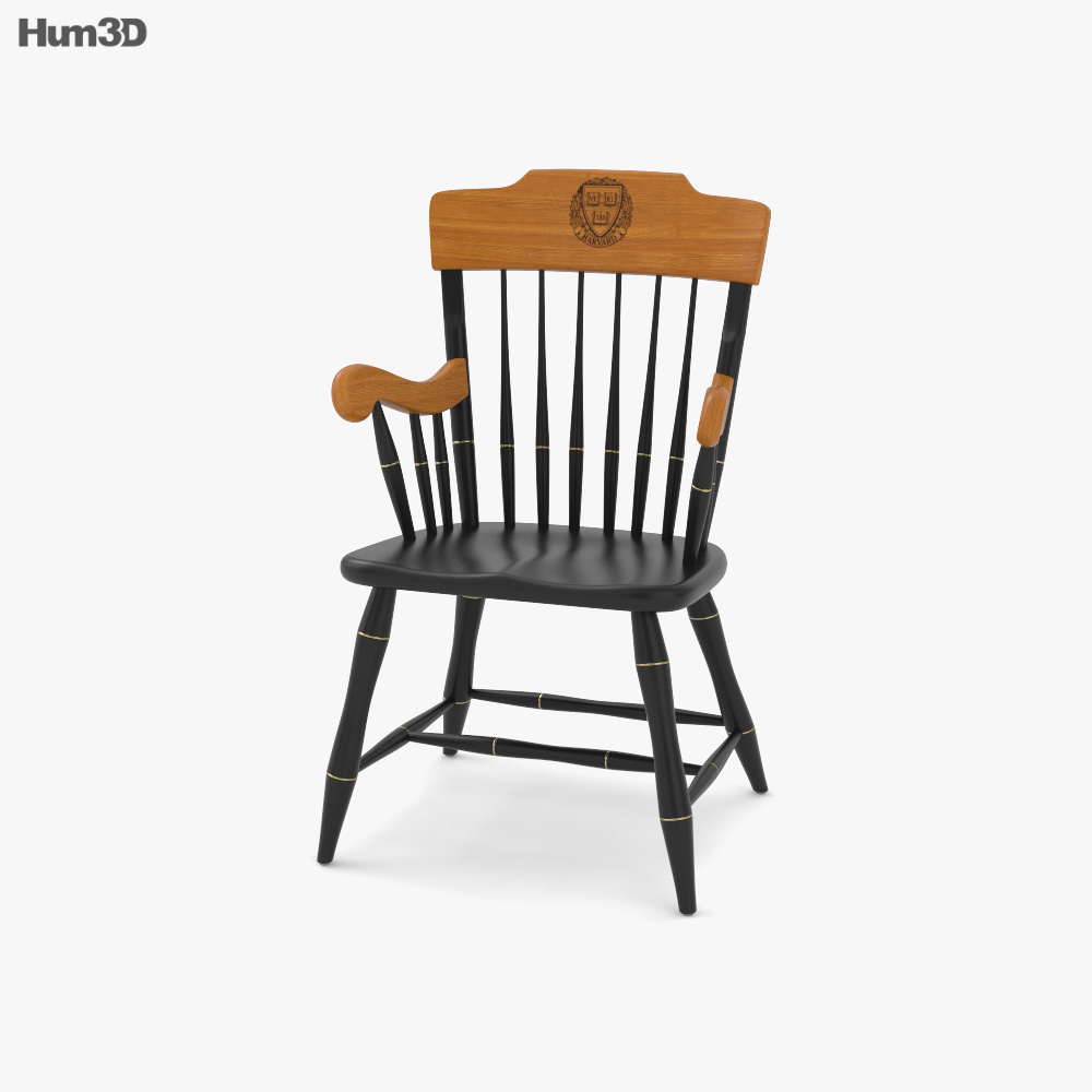 Harvard Captain Chair 3D model