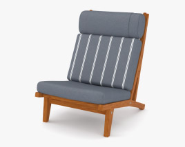 Hans Wegner GE 375 Side chair 3D model