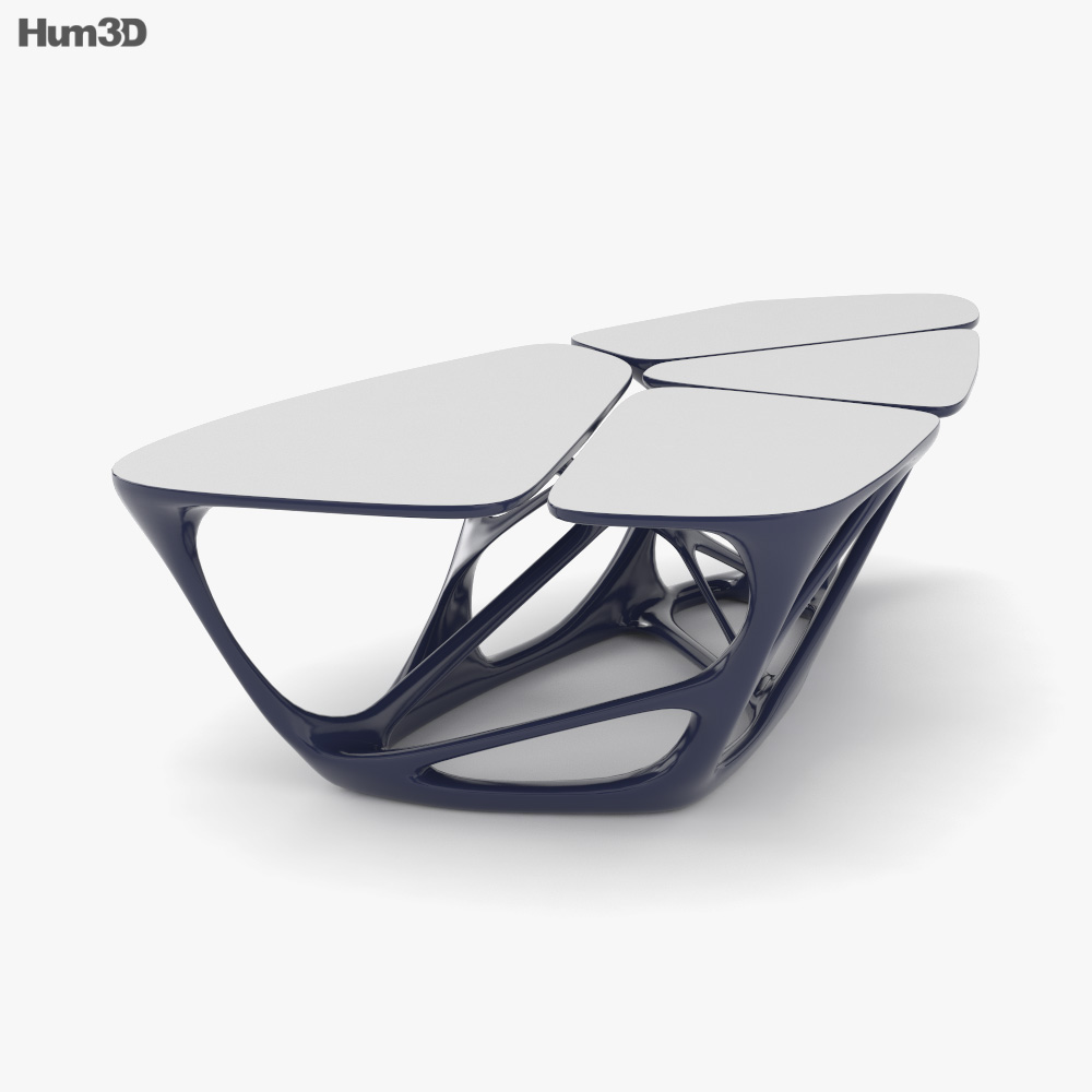Zaha Hadid Mesa Table 3D model