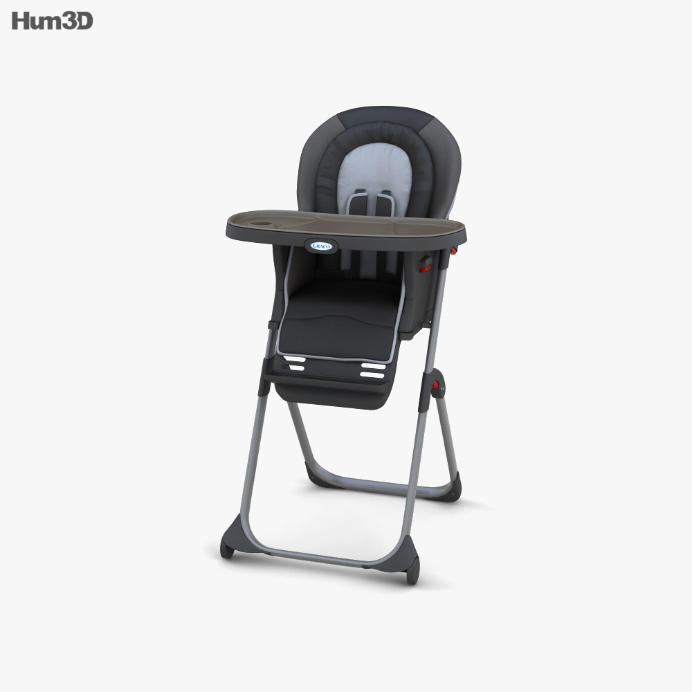 Graco DuoDiner LX High chair 3D 모델 