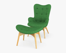 Grant Featherston R160 Contour Armchair 3D model