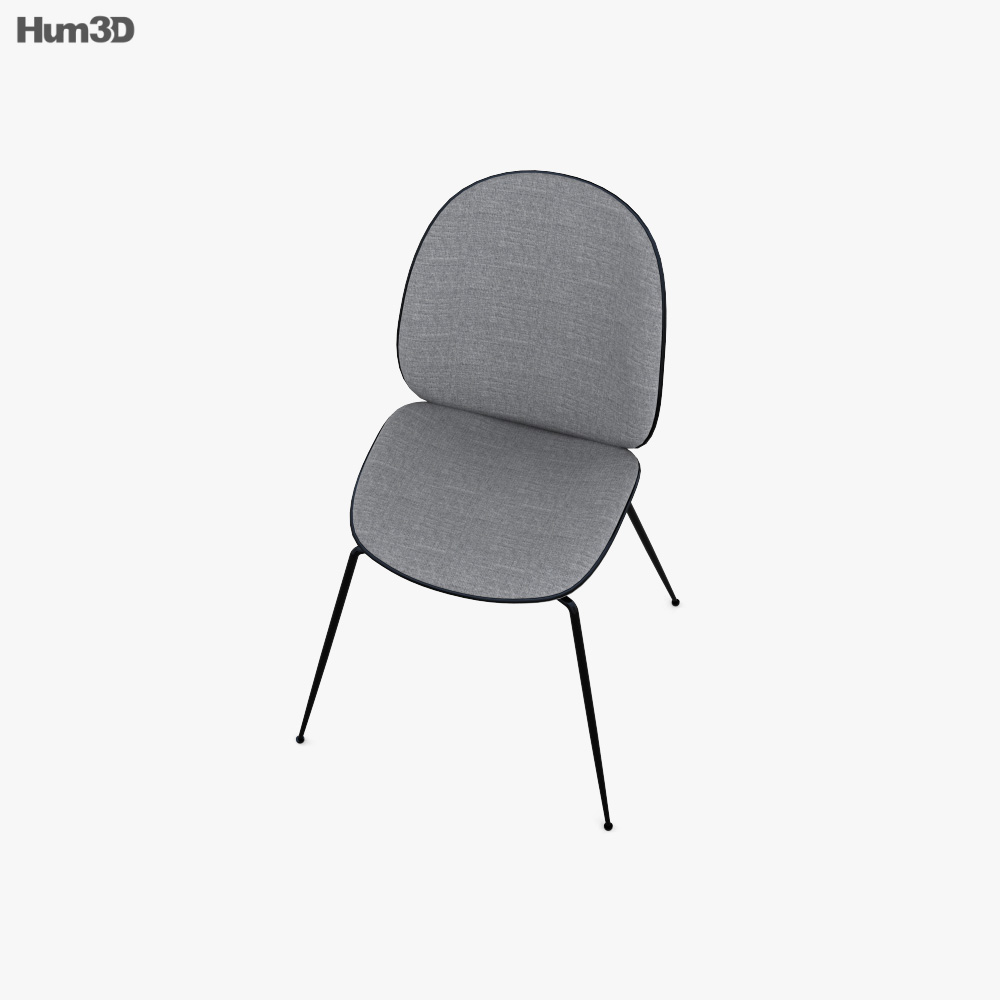 Gubi Beetle Chair 3D model - Furniture on Hum3D