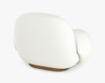 Gubi Pacha Divano One Seater Modello 3D