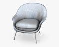 Gubi Bat Lounge chair 3D 모델 