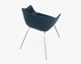 Gubi Bat Dining chair 3d model