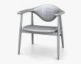 Gubi Masculo Dining chair 3d model