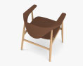 Gubi Masculo Dining chair 3d model