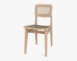 Gubi C-chair Dining chair 3D model