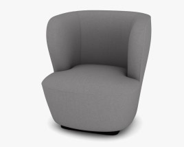 Gubi Stay Lounge chair 3D model