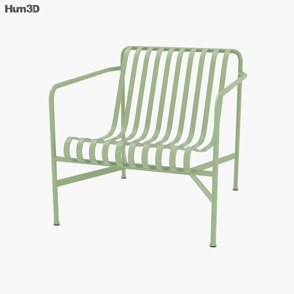 Hay Palissade Chaise longue Modèle 3D