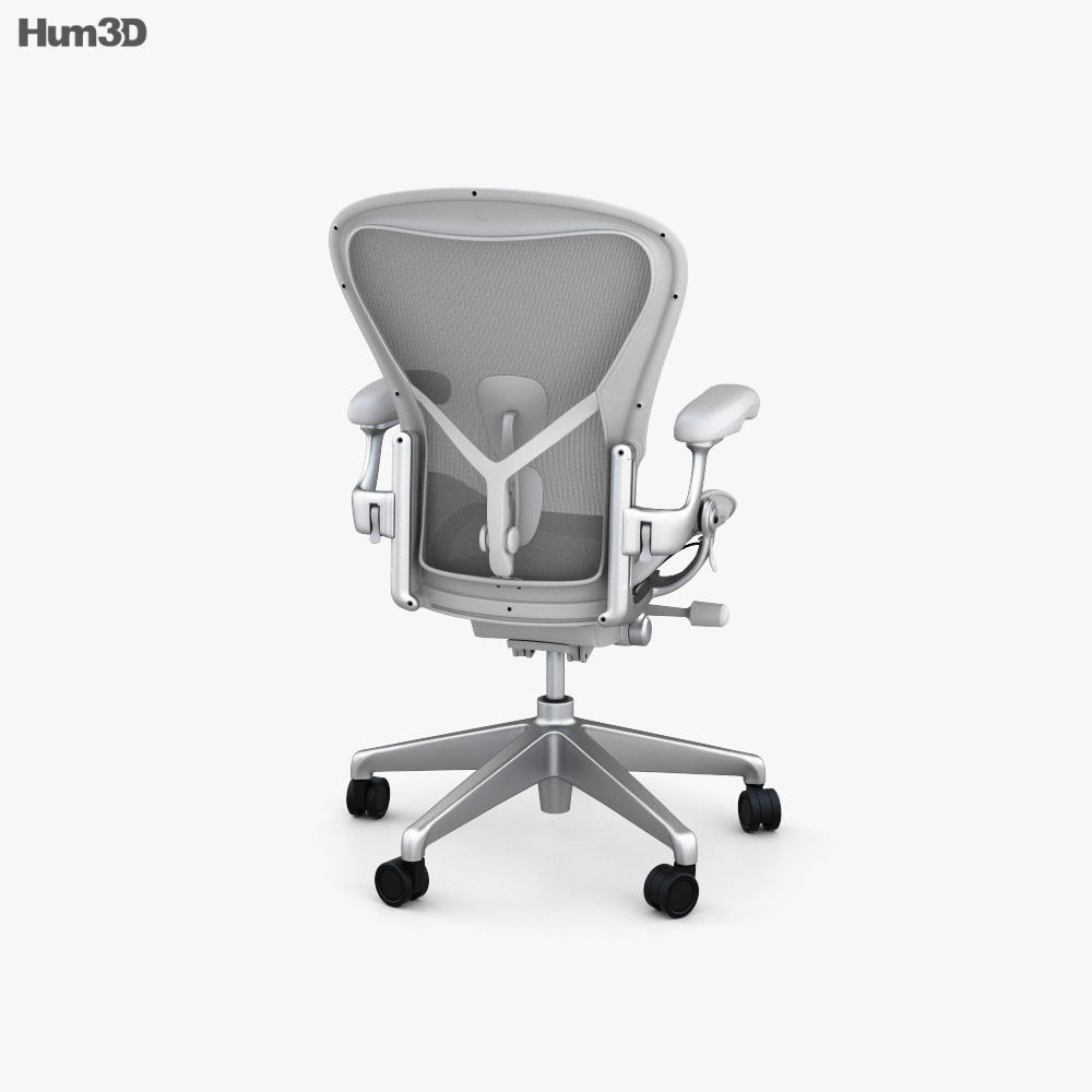 Herman Miller Aeron Cadeira de Escritório Modelo 3d
