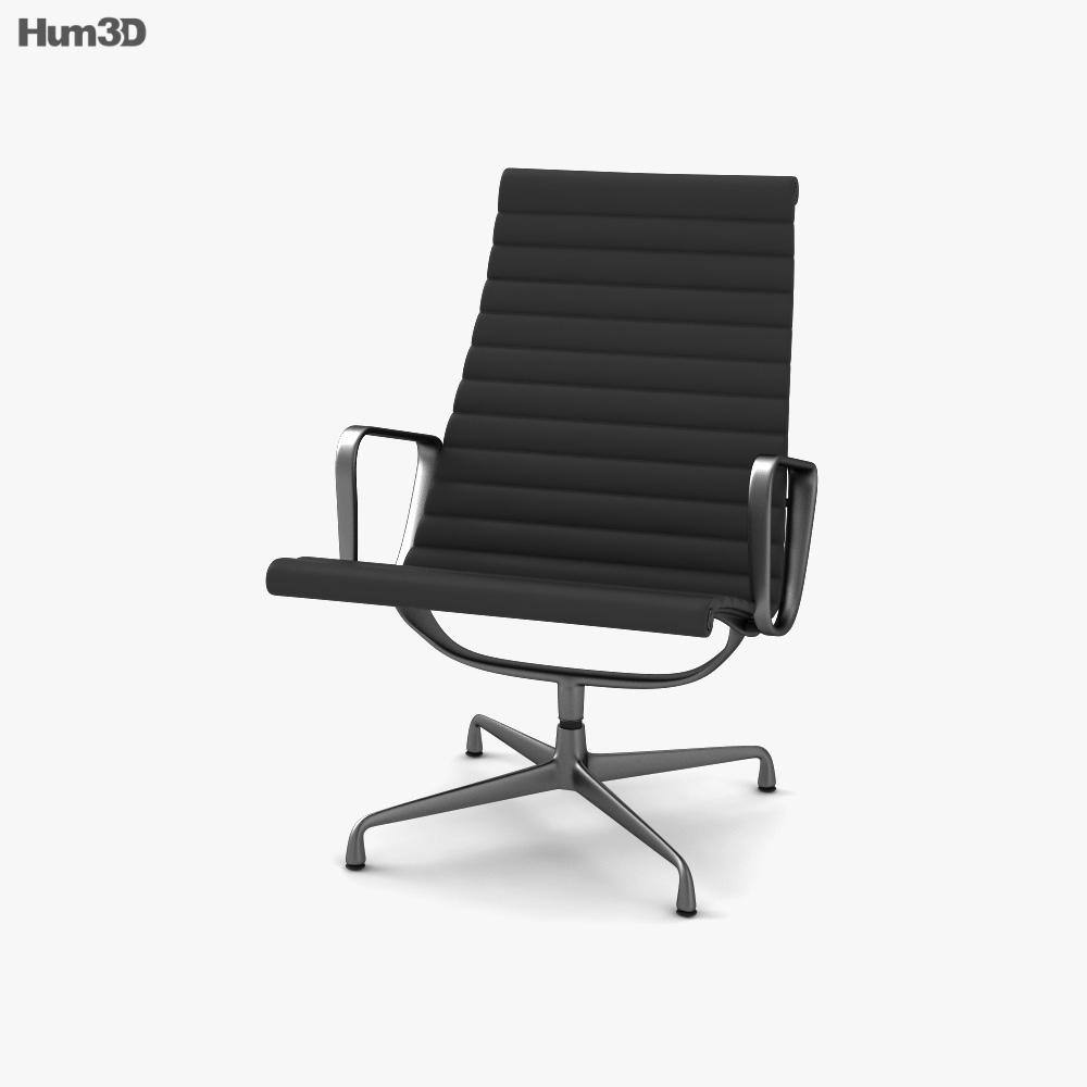Herman Miller Eames Aluminum Group Chaise longue Modèle 3D
