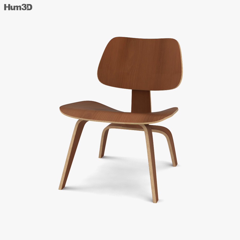 Herman Miller Eames Plywood Lounge chair 3D model