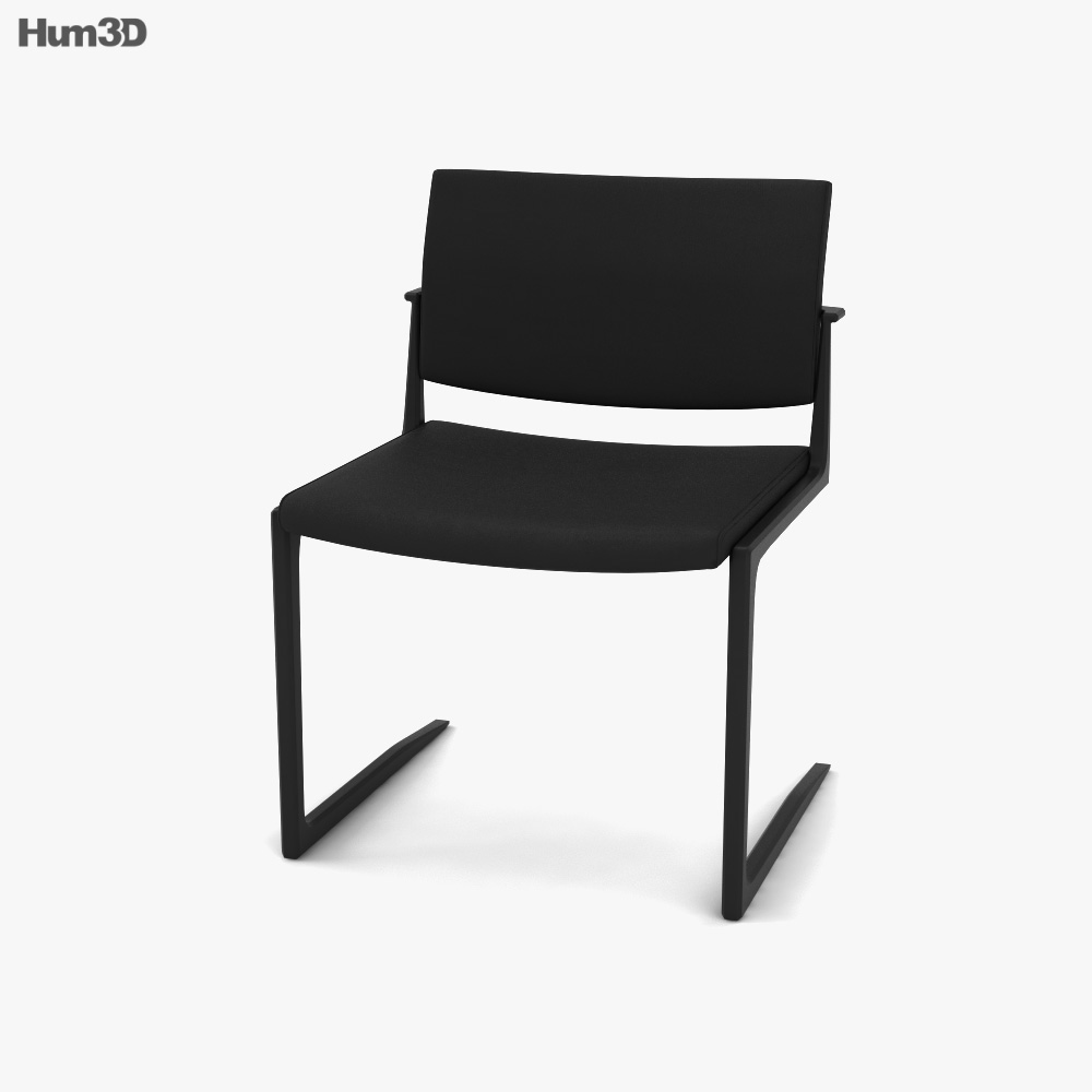 Holly Hunt Shadow Chaise de Salle à Manger Modèle 3D