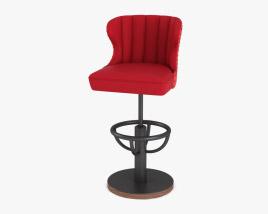 Howe Captain Bar stool 3D model