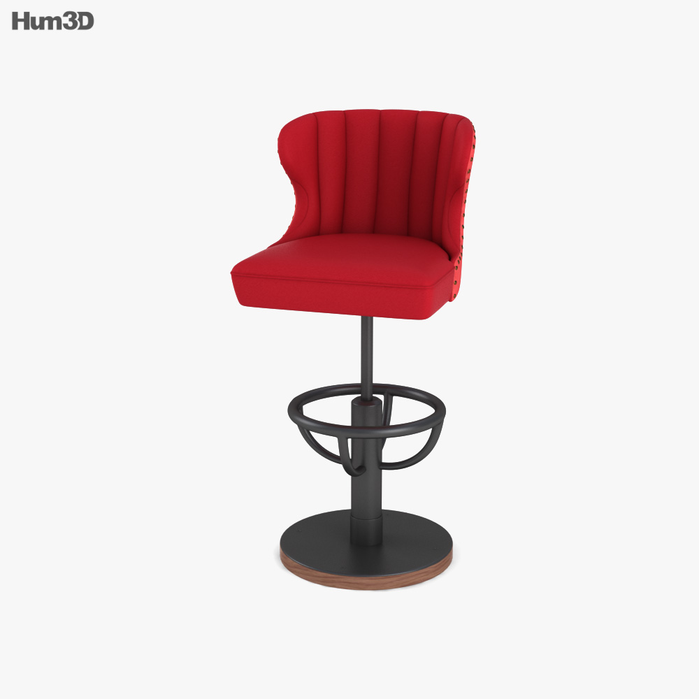 Howe Captain Bar stool 3D model