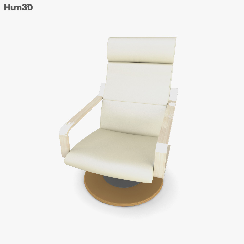 IKEA POANG Swivel armchair 3D model