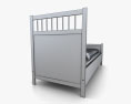 IKEA HEMNES Bett 3D-Modell