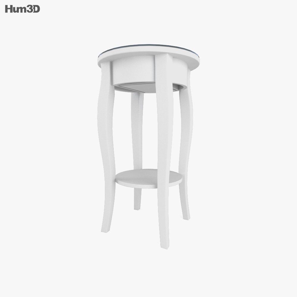IKEA HEMNES Bedside table 1 3d model