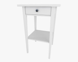 IKEA HEMNES Bedside table 3 3D model