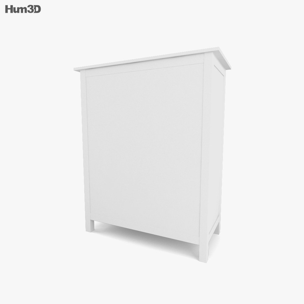 IKEA HEMNES Chest of Drawers 6 3d model