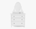 IKEA HEMNES Dresser & mirror 3d model