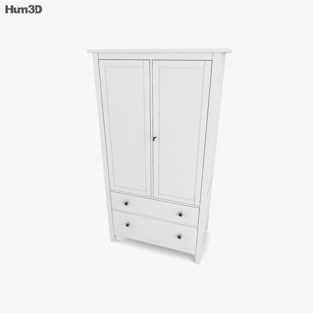 IKEA HEMNES Kleiderschrank 9D-Modell