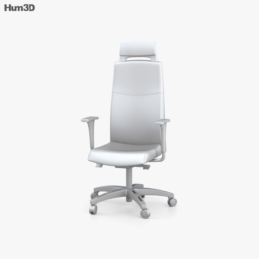 Ikea Volmar Swivel Chair 3d Model, Ikea White Leather Office Chair