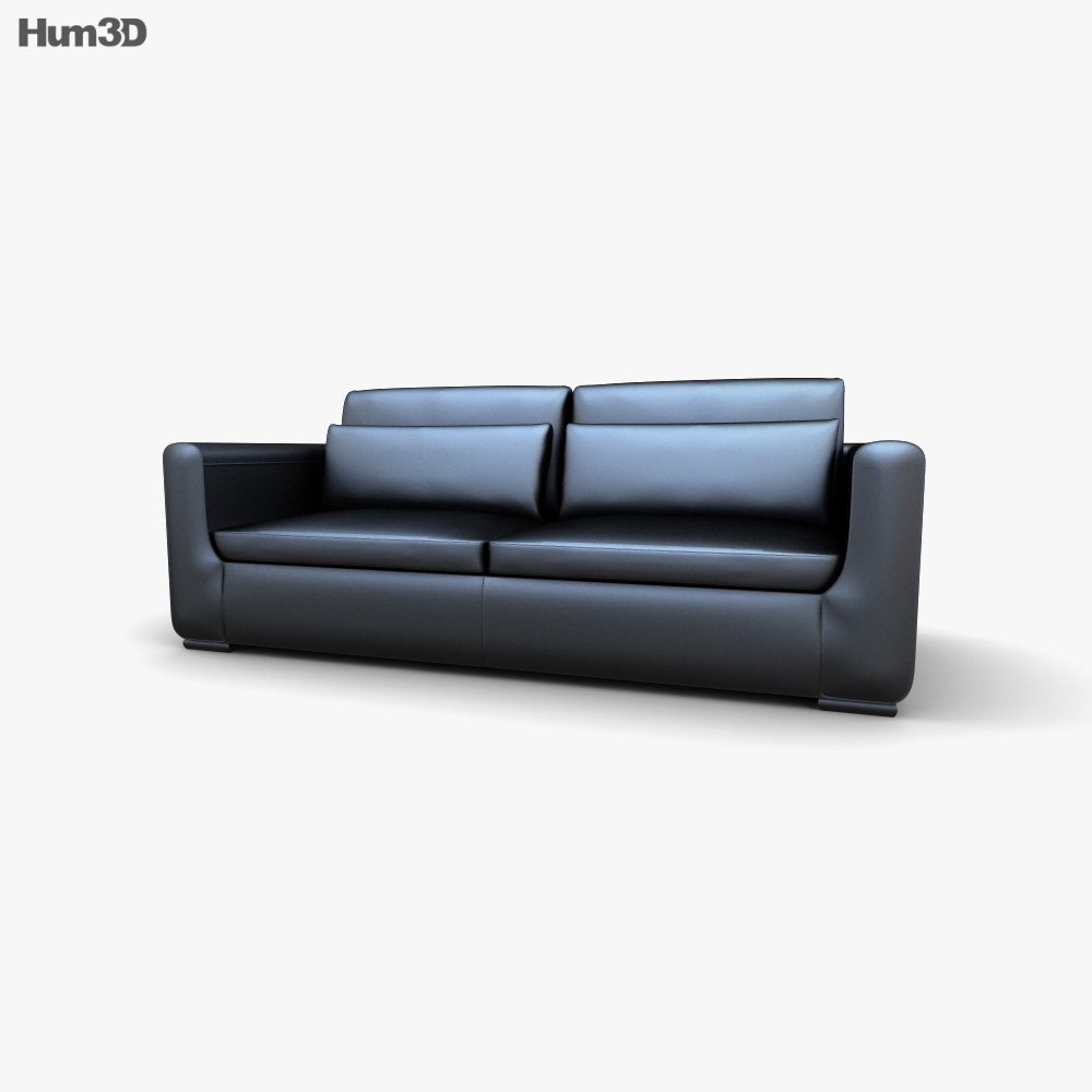 IKEA SMOGEN Three-Seat sofa 3D model