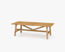 IKEA Mockelby Wood Table 3D model