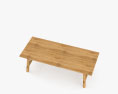 IKEA Mockelby Wood Table 3D 모델 