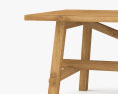 IKEA Mockelby Wood Table 3d model