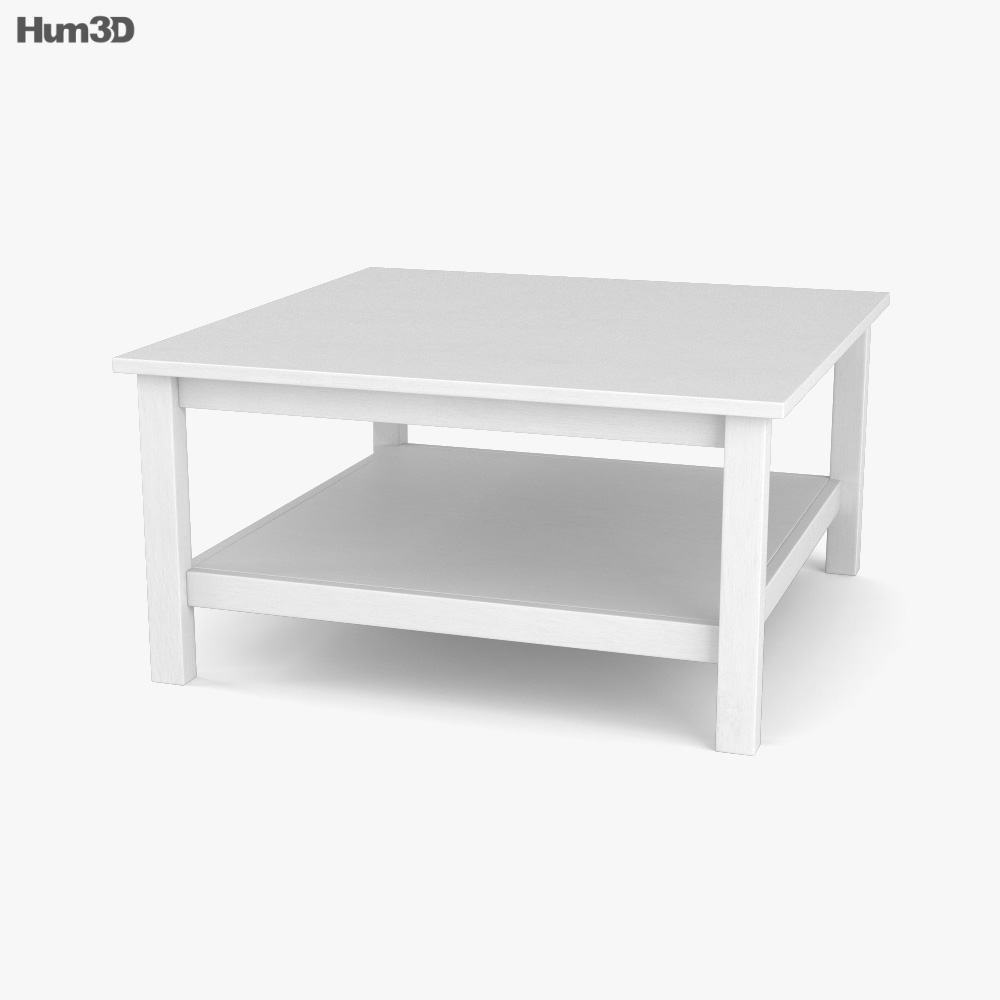 IKEA Hemnes 커피 테이블 3D 모델 