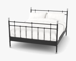 IKEA Svelvik Bett 3D-Modell