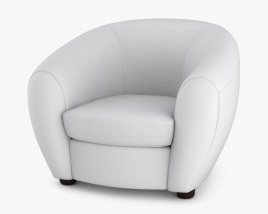 Jean Royere Polar Bear 扶手椅 3D模型